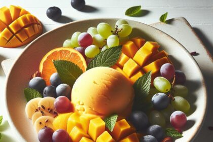 Tropical Twist: Discover the Refreshing Mango Grape Sorbet