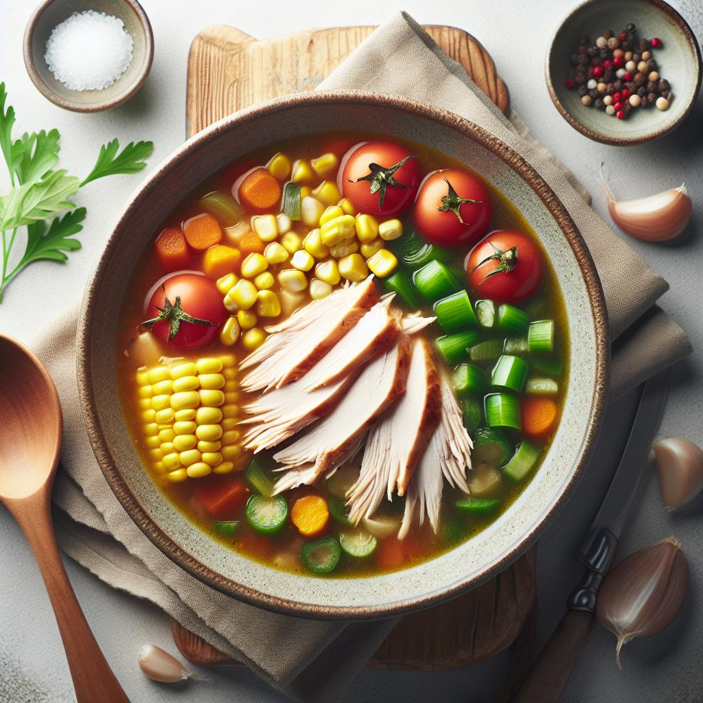 Hearty Turkey and Corn Soup: A Cozy Bowl of Comfort