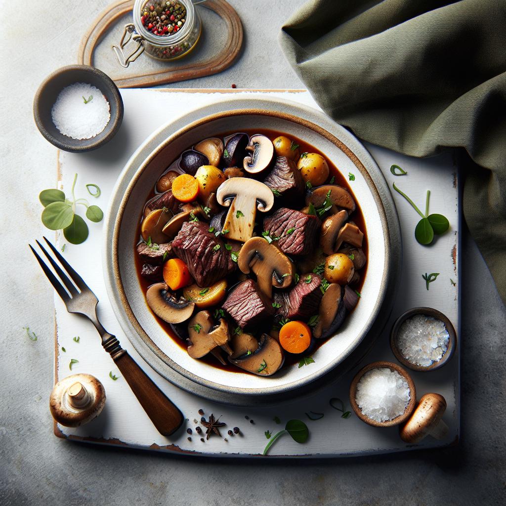 Hearty Beef and Mushroom Stew: A Savory Comfort Classic