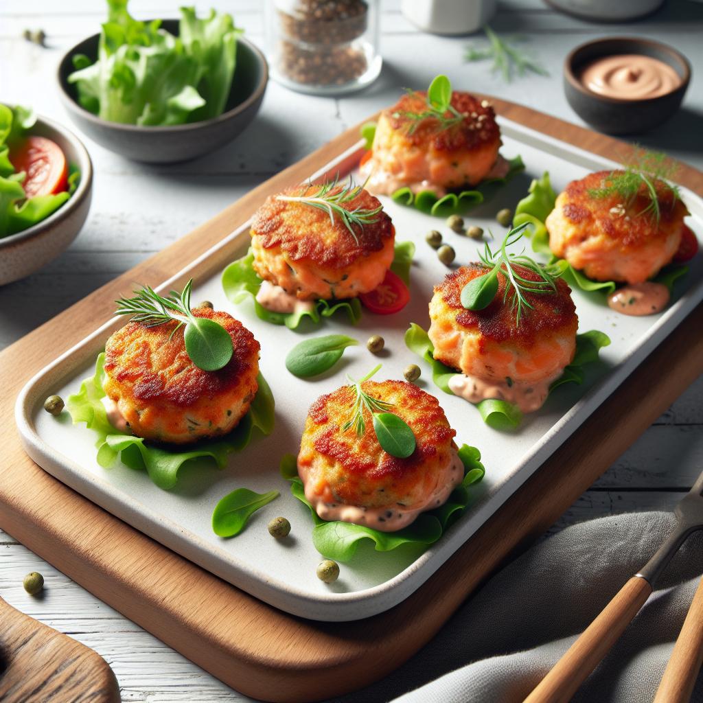 Bite-Sized Delight: Crafting Perfect Mini Salmon Cakes