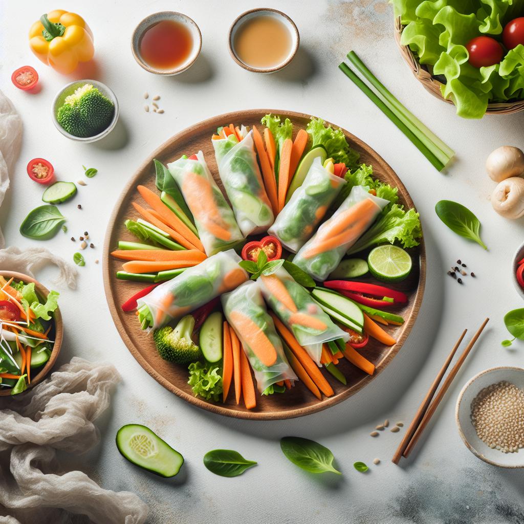 Crisp & Fresh: The Art of Perfect Vegetable Spring Rolls