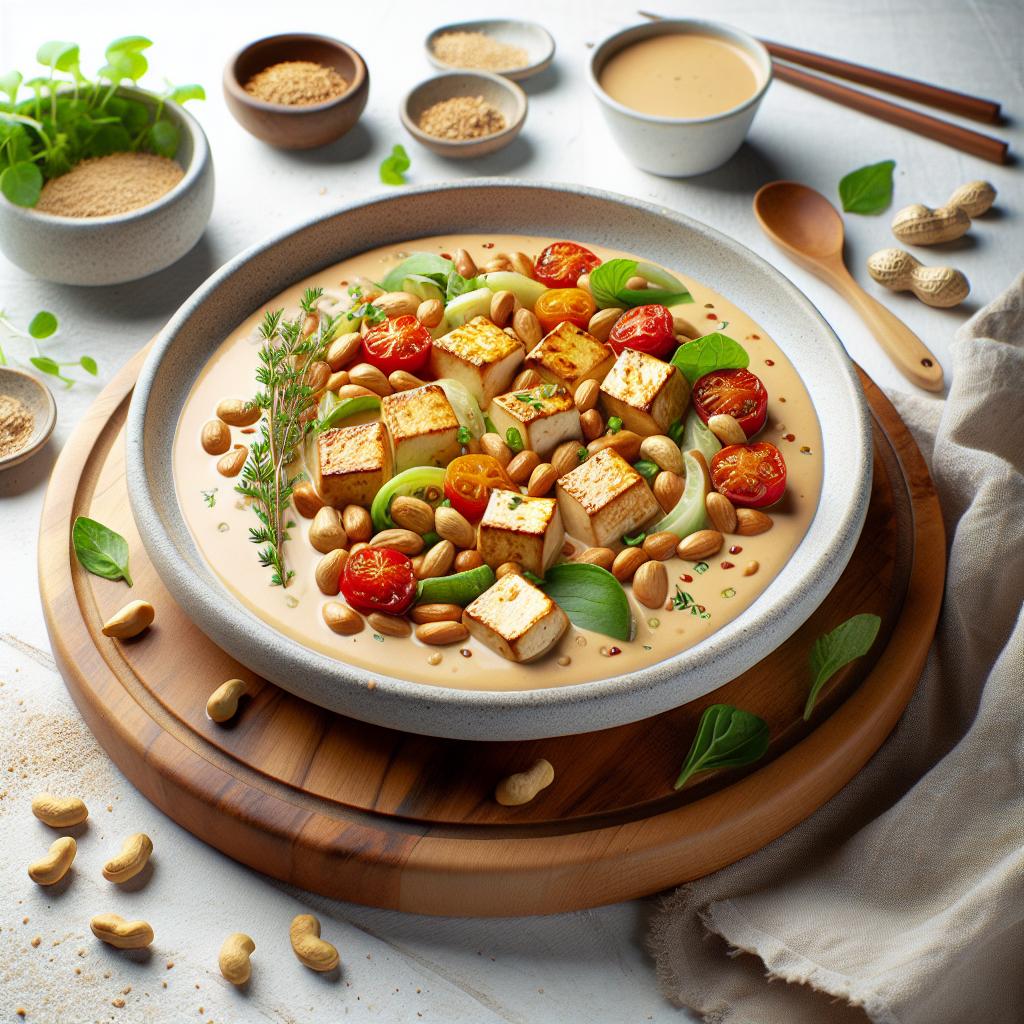 Tofu Peanut Sauce: A Creamy Twist on Plant-Based Flavor