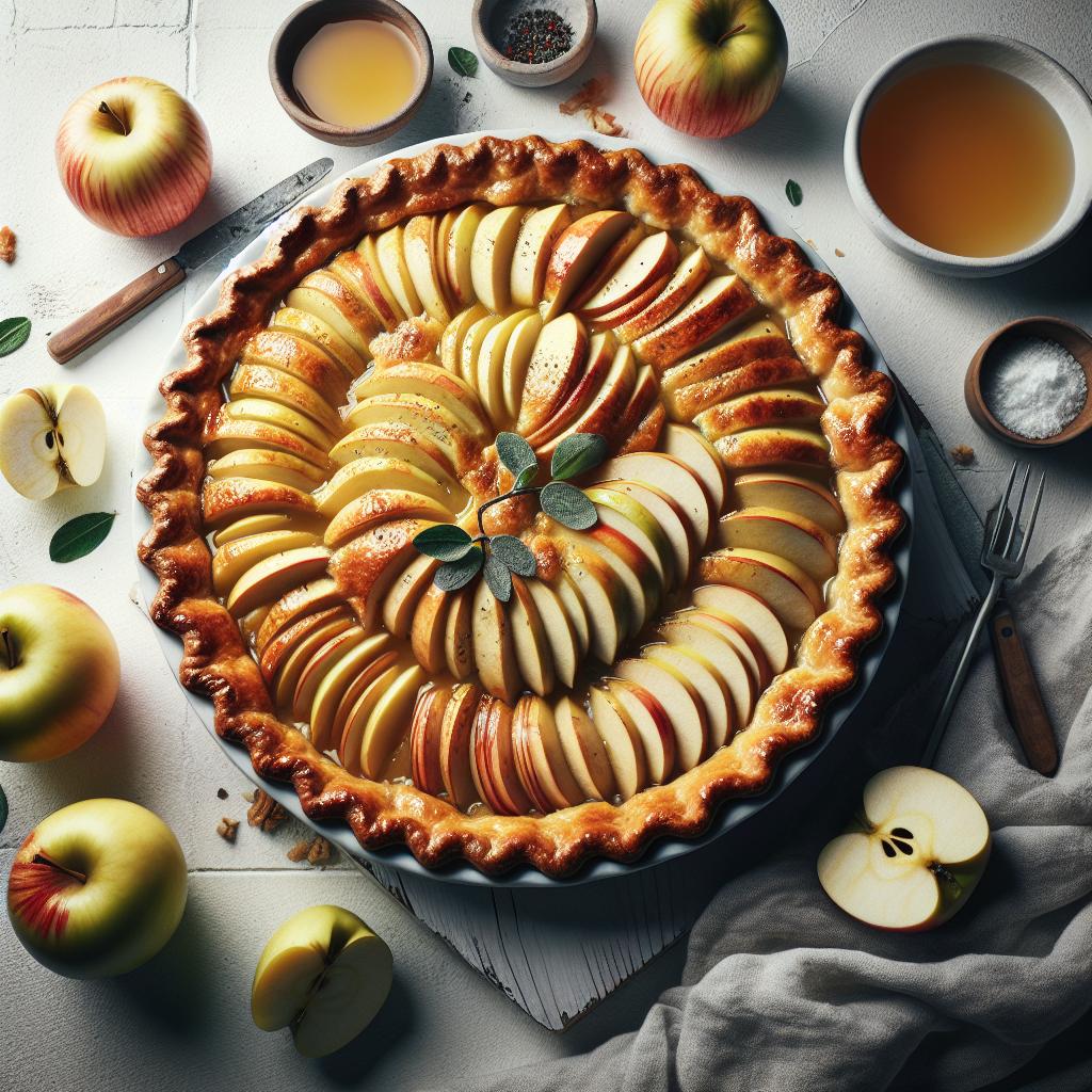 Discover the Art of Perfectly Layered Deep Dish Apple Pie