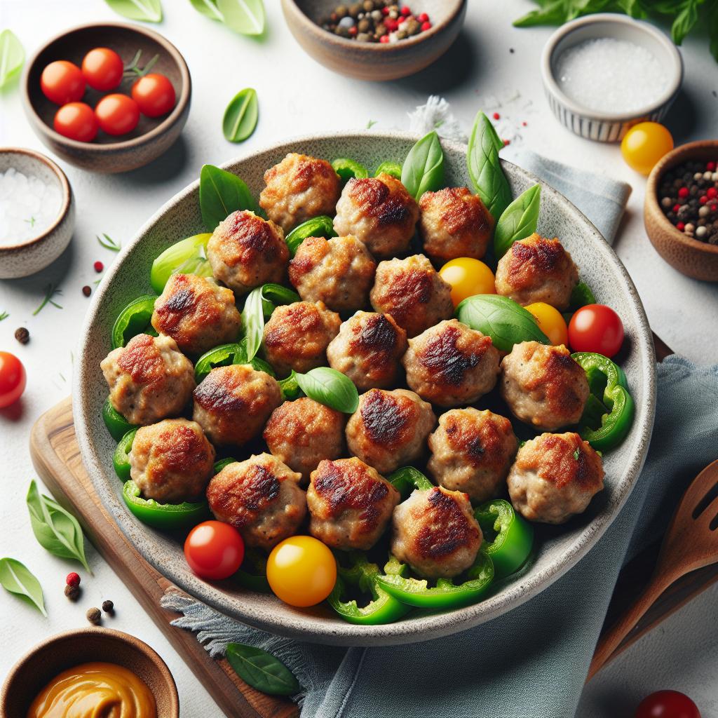 Savory Turkey Meatball Bites: A Tasty Healthy Snack Idea