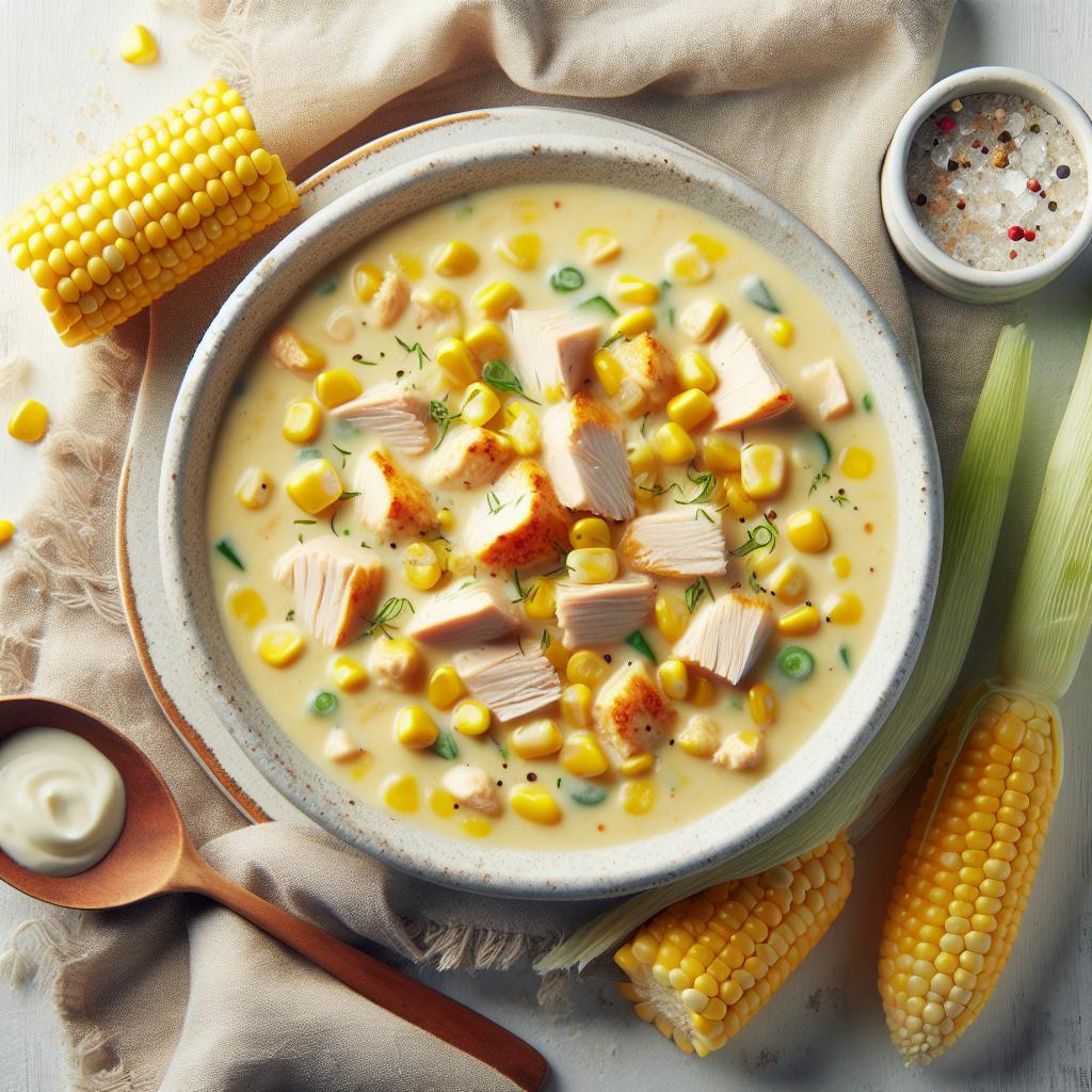Creamy Chicken Corn Chowder: A Hearty Comfort Classic