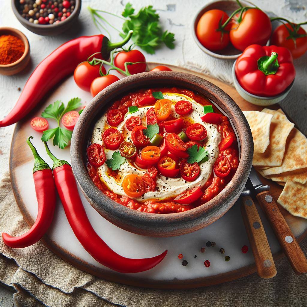 Fiery Red Pepper Tomato Dip: A Bold Twist on Classic Flavor