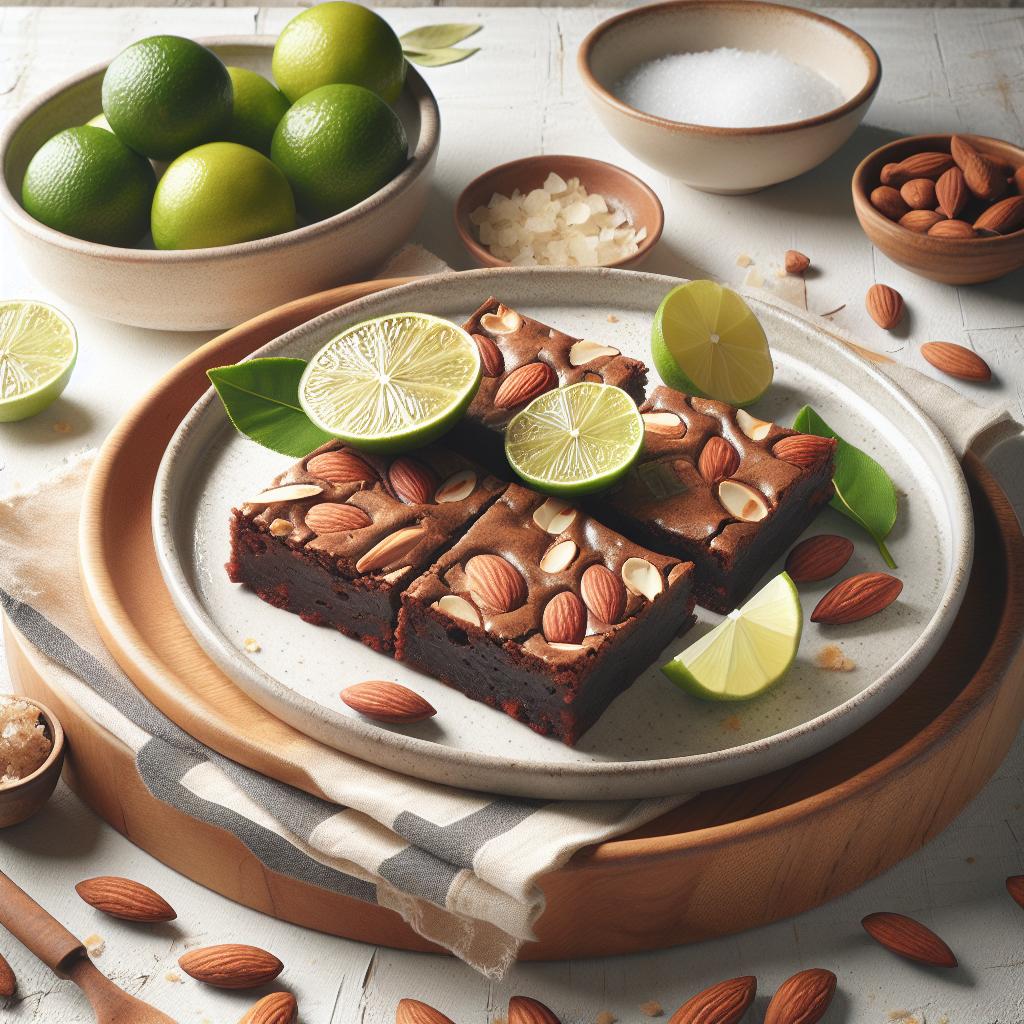 Zesty Almond Lime Brownies: A Nutty Citrus Delight Unveiled