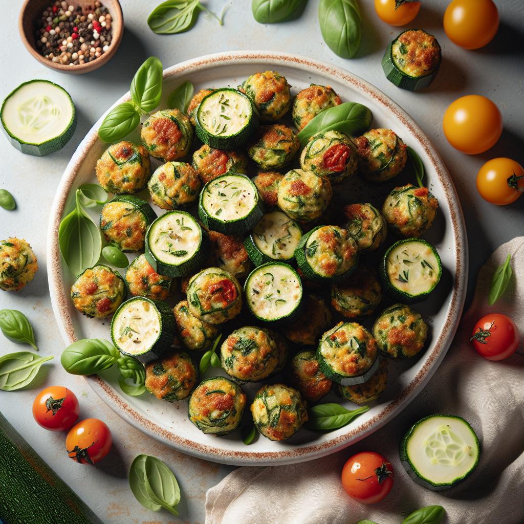 Zucchini Herb Bites: Flavorful Snacks Packed with Freshness