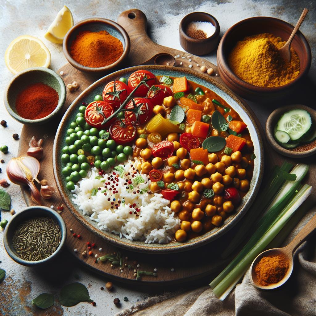 Hearty Chickpea Curry Rice: A Flavorful Comfort Feast
