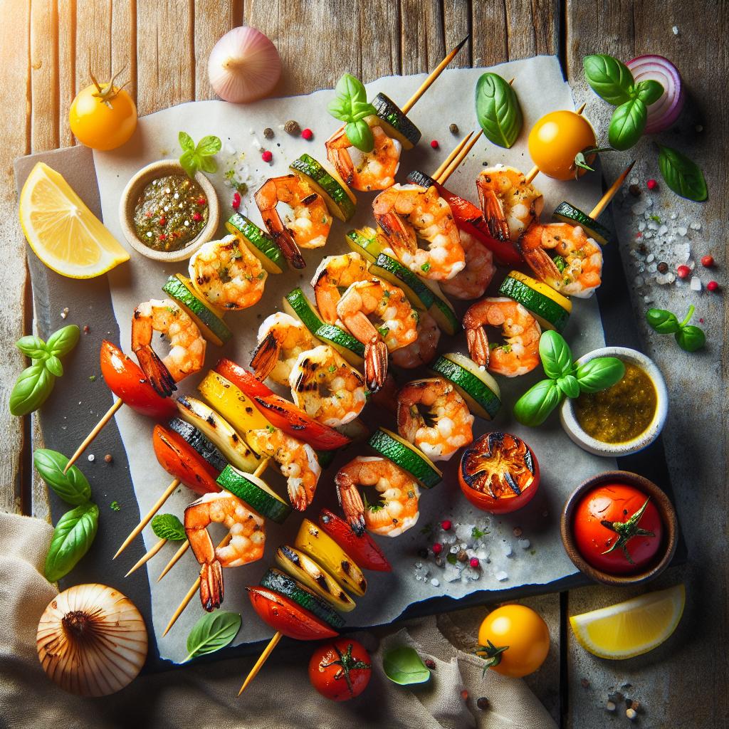 Sizzling Grilled Shrimp Skewers: A Flavorful Summer Treat