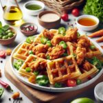 Crispy Chicken Waffle Bites: A Savory Snack Delight