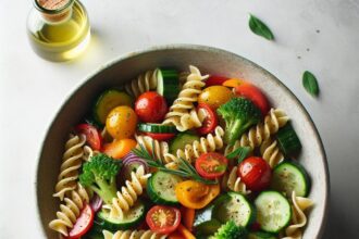 Colorful Veggie Pasta Bowl: A Fresh Twist on Healthy Eating