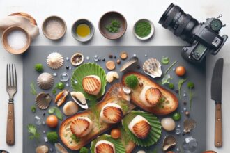 Seared Scallops on Artisan Bread: A Flavorful Delight