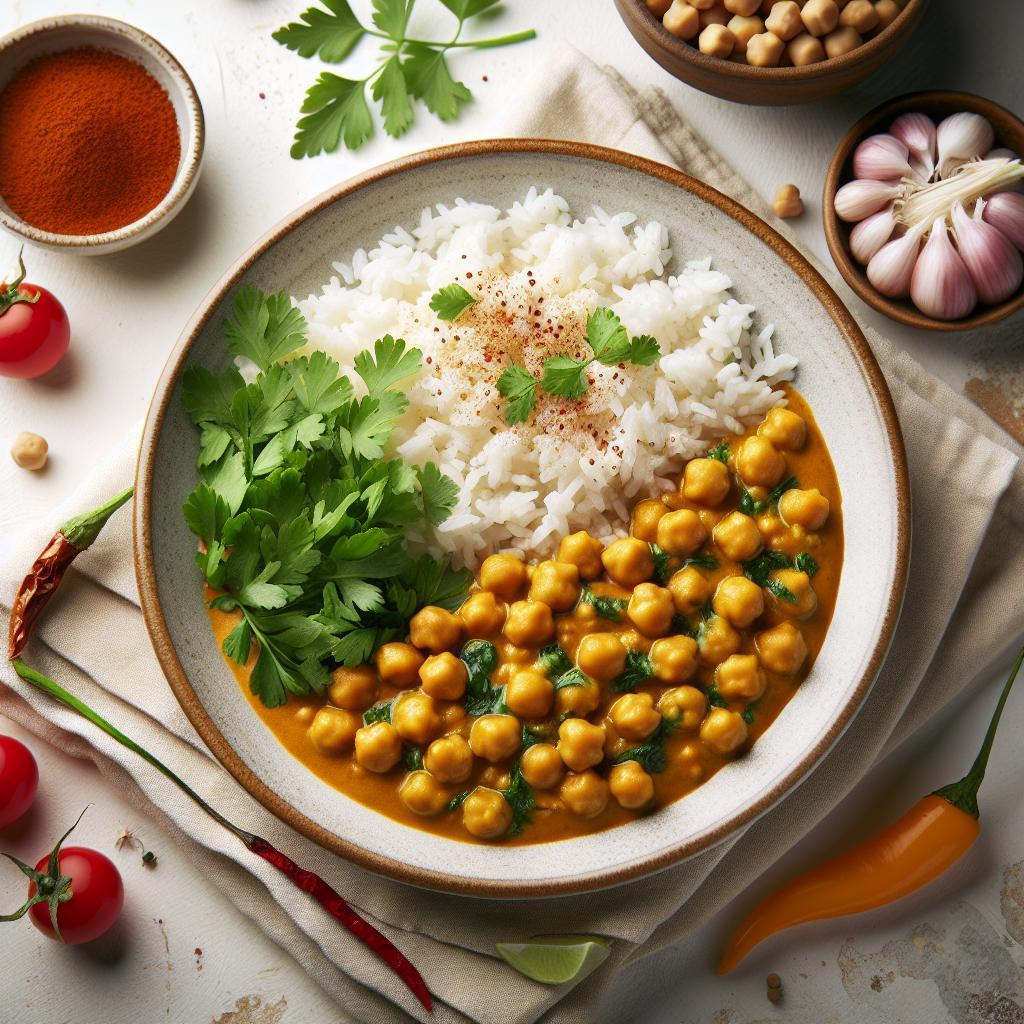 Hearty Chickpea Curry Rice: A Flavorful Comfort Feast