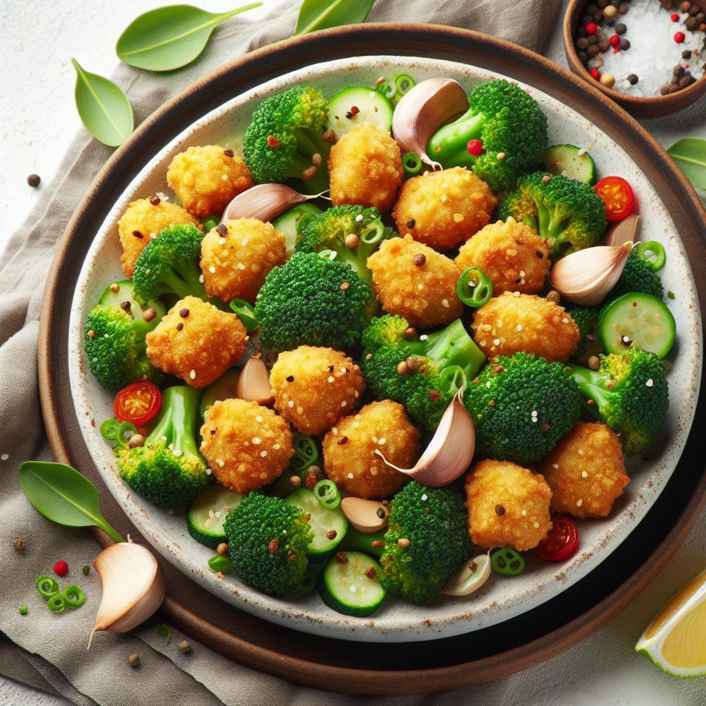 Crunchy Broccoli Garlic Bites: A Savory Snack Delight