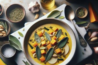Golden Harvest: Savory Squash Sage Soup Recipe Unveiled