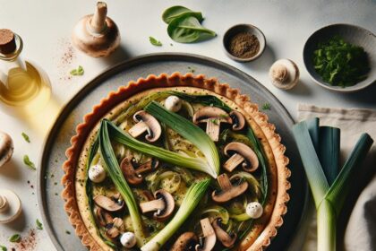 Earthy Elegance: Crafting the Perfect Savory Mushroom Leek Tart