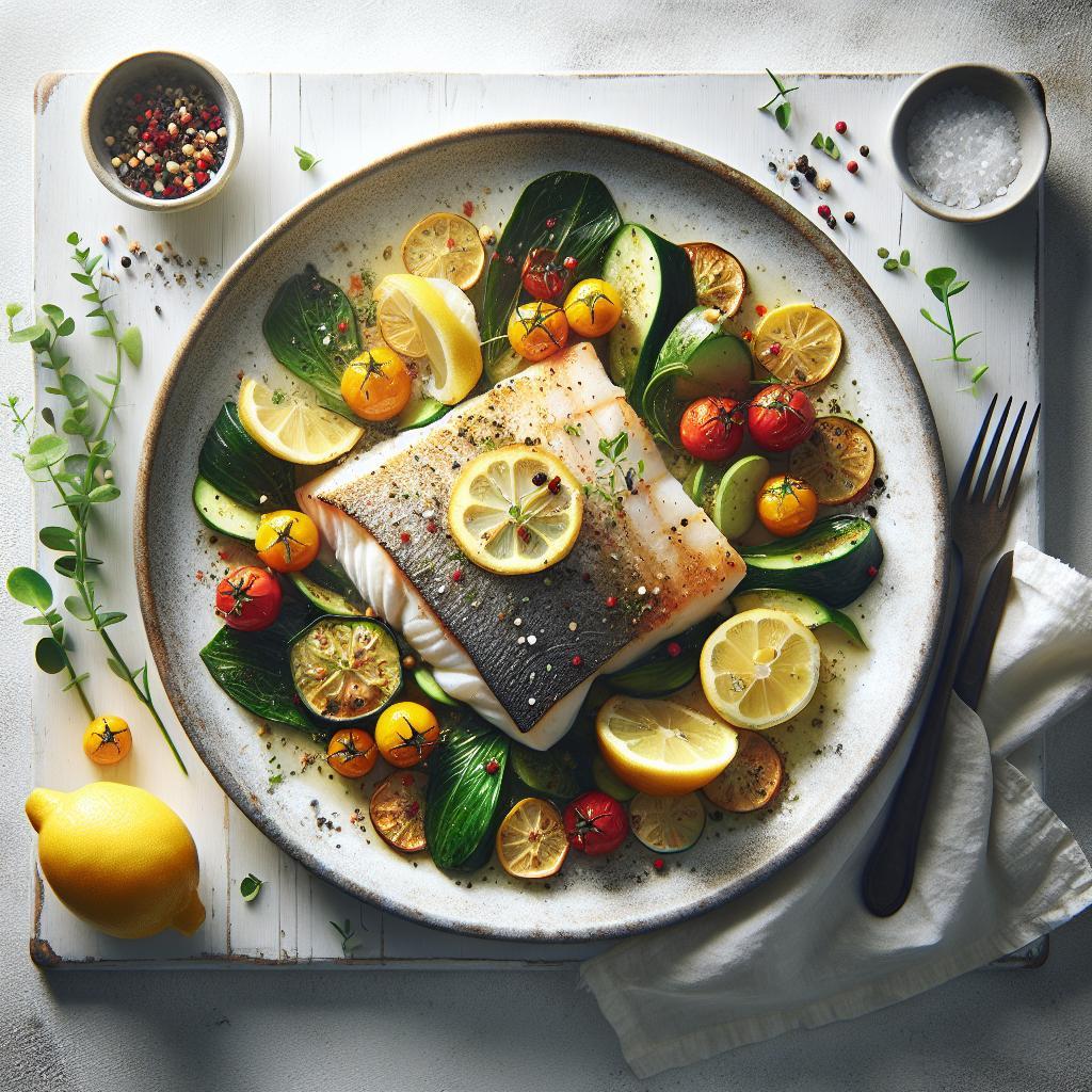 Zesty Baked Halibut with Lemon: A Fresh Seafood Delight