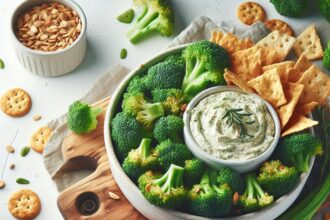 Crunchy Broccoli Florets Dip: A Nutritious Snack Twist