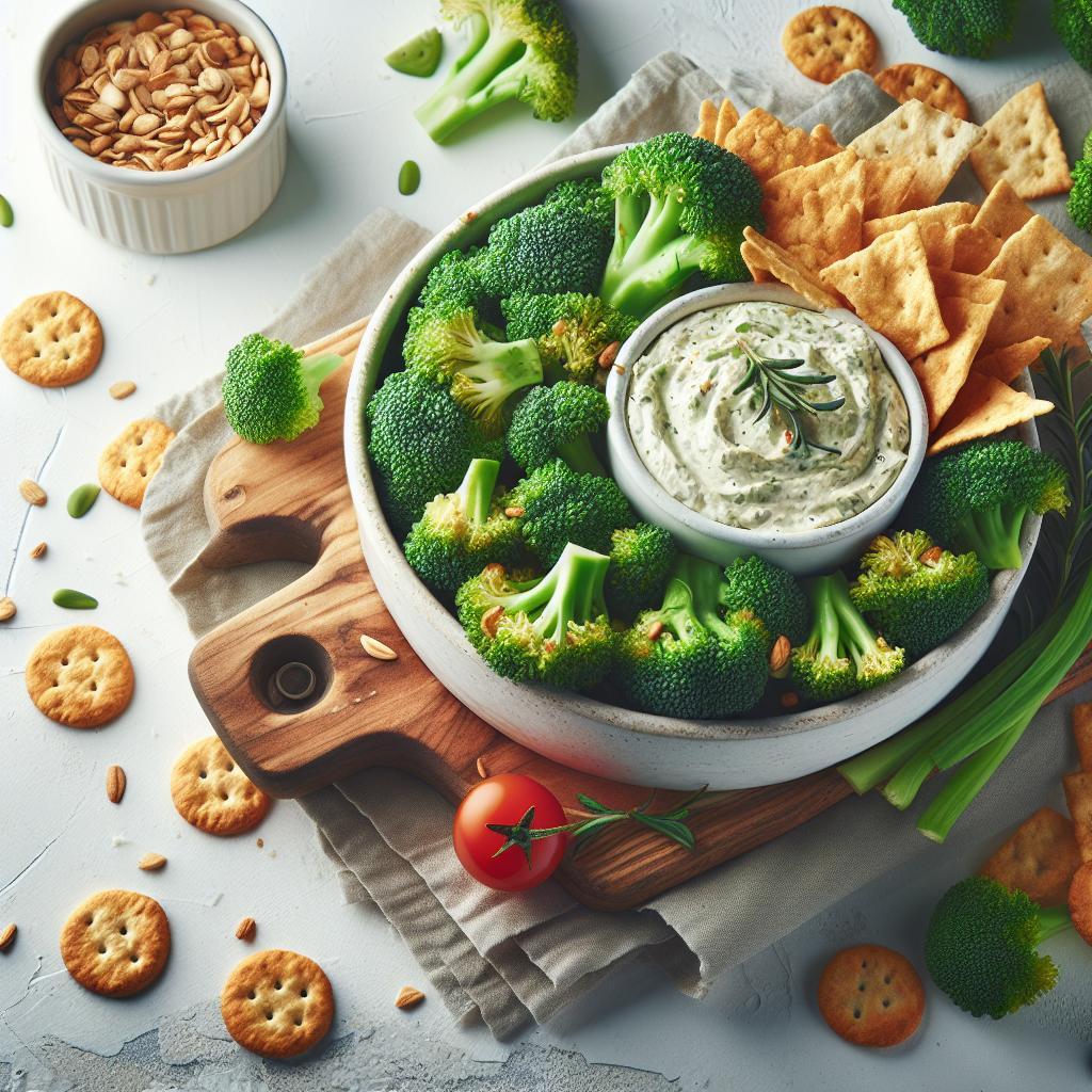 Crunchy Broccoli Florets Dip: A Nutritious Snack Twist