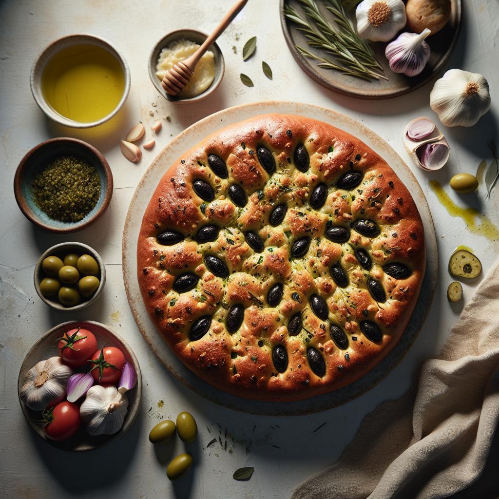 Golden Garlic Olive Focaccia: The Ultimate Flavor Journey
