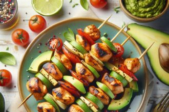 Grilled Chicken Avocado Skewers: A Flavorful Twist on BBQ