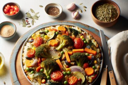 Hearty Veggie Rice Bake: A Flavorful, Nutritious Delight