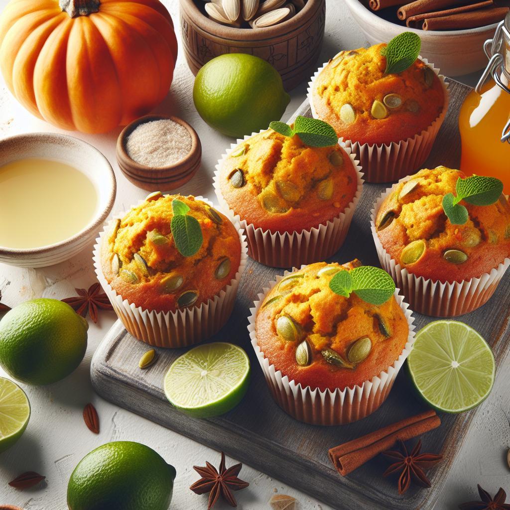 Zesty Pumpkin Lime Muffins: A Fresh Fall Flavor Fusion