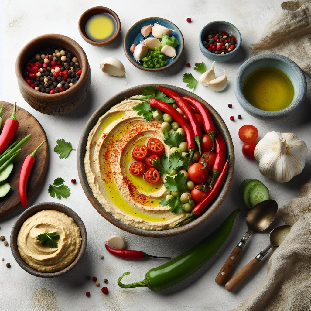 Garlic Pepper Hummus: A Zesty Twist on Classic Delight