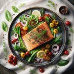 Herb-Kissed Baked Salmon: A Flavorful Healthy Delight