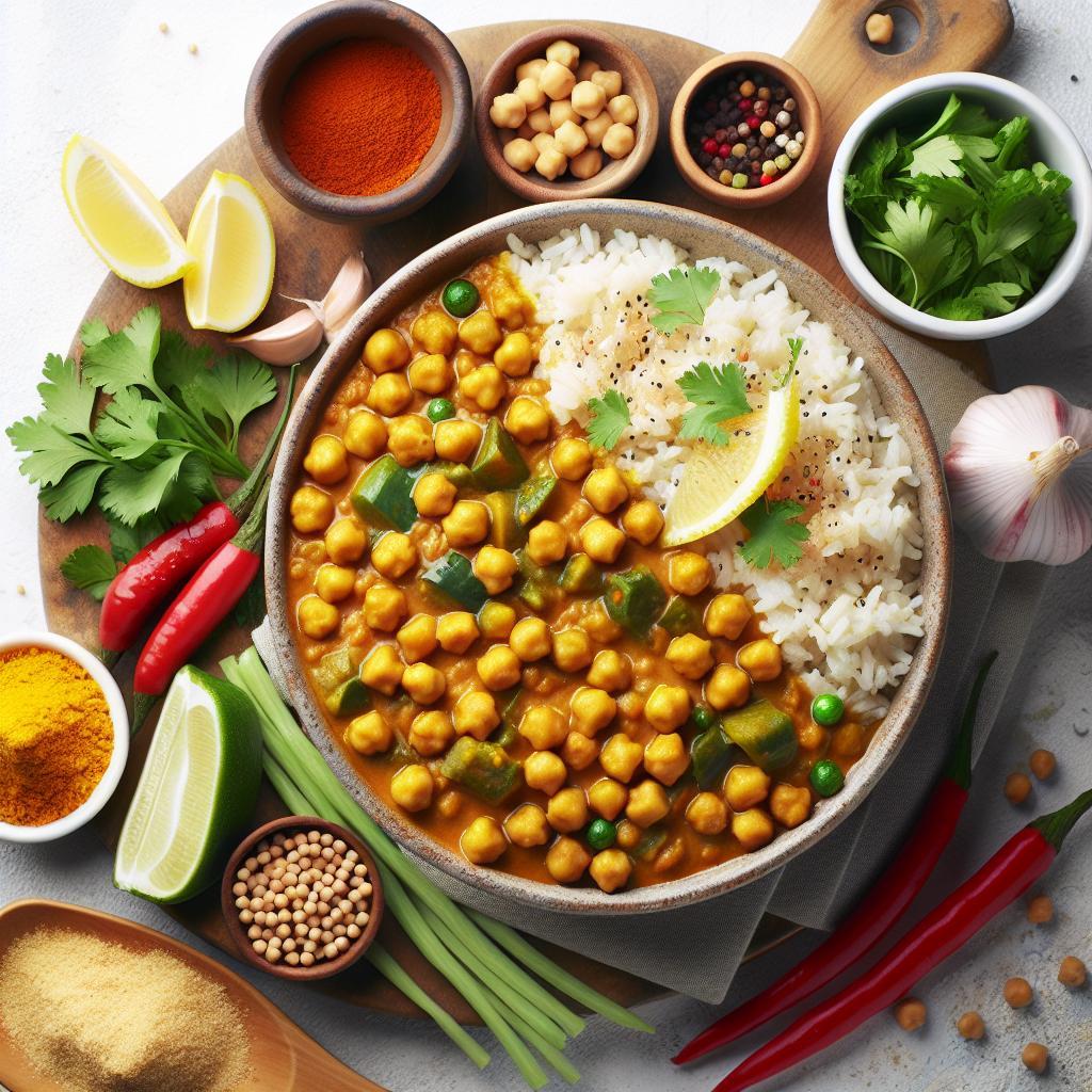 Hearty Chickpea Curry Rice: A Flavorful One-Pot Wonder