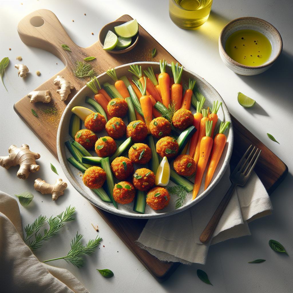 Zesty Carrot Ginger Bites: A Flavorful Healthy Snack Idea