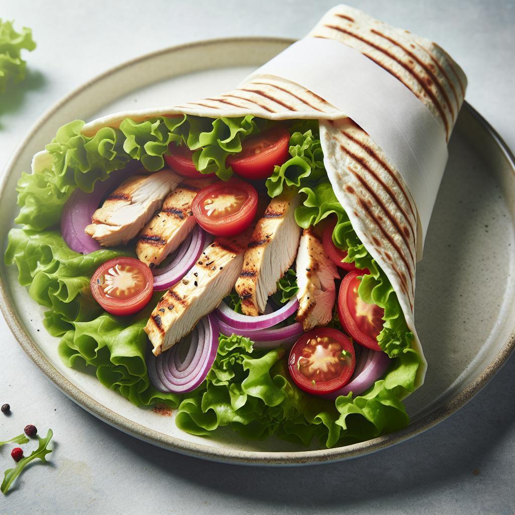 Wholesome Chicken Veggie Wraps: A Flavorful, Nutritious Delight