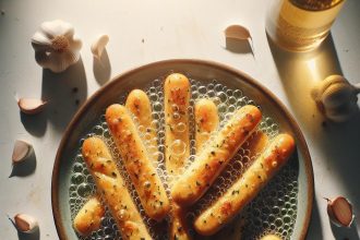 Golden Roasted Garlic Breadsticks: A Savory Homemade Delight