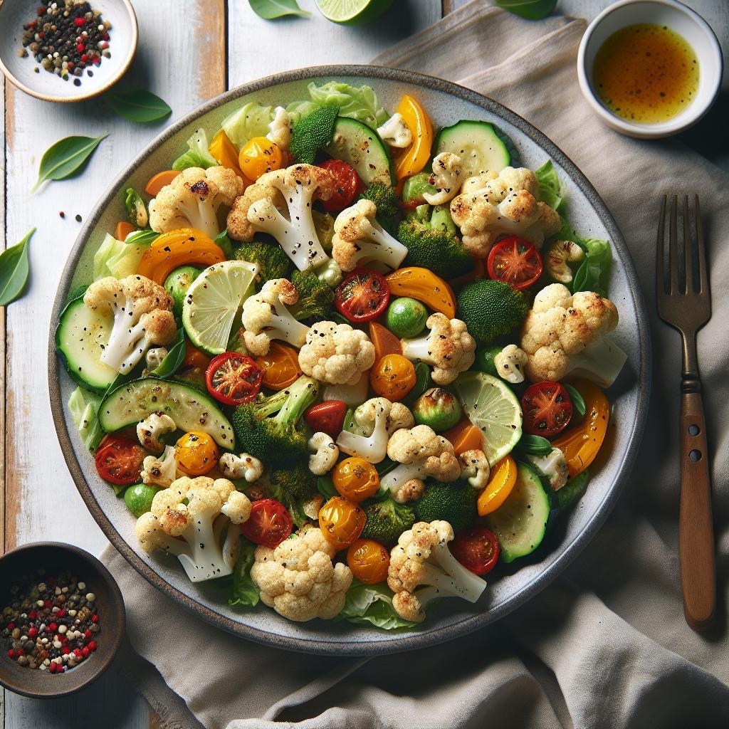 Roasted Cauliflower Salad: A Crispy, Flavor-Packed Delight