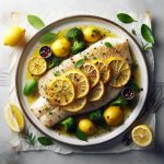 Zesty Baked Halibut Lemon Delight: Fresh & Flavorful Fish
