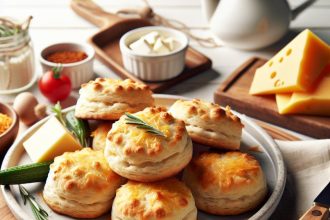 Flaky Savory Cheese Biscuits: A Scrumptious Homemade Treat
