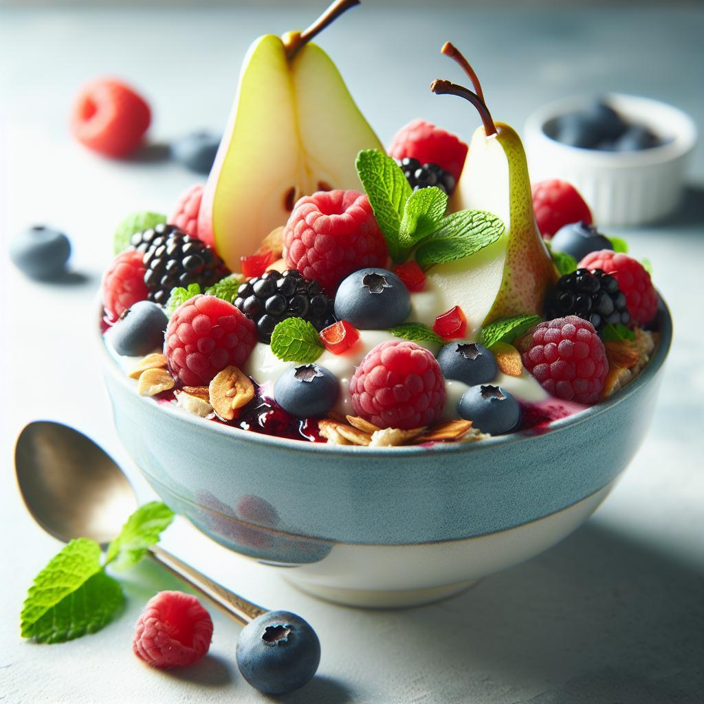 Berry Pear Parfait: A Delicious Duo of Fresh Flavors