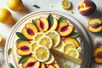 Zesty Lemon Peach Cake: A Refreshing Summer Dessert Delight