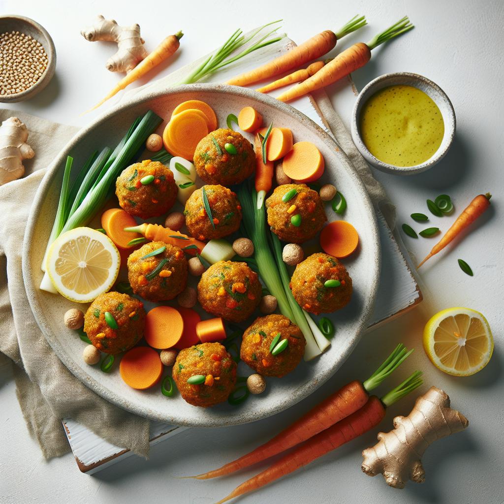 Zesty Carrot Ginger Bites: A Flavorful Healthy Snack Idea