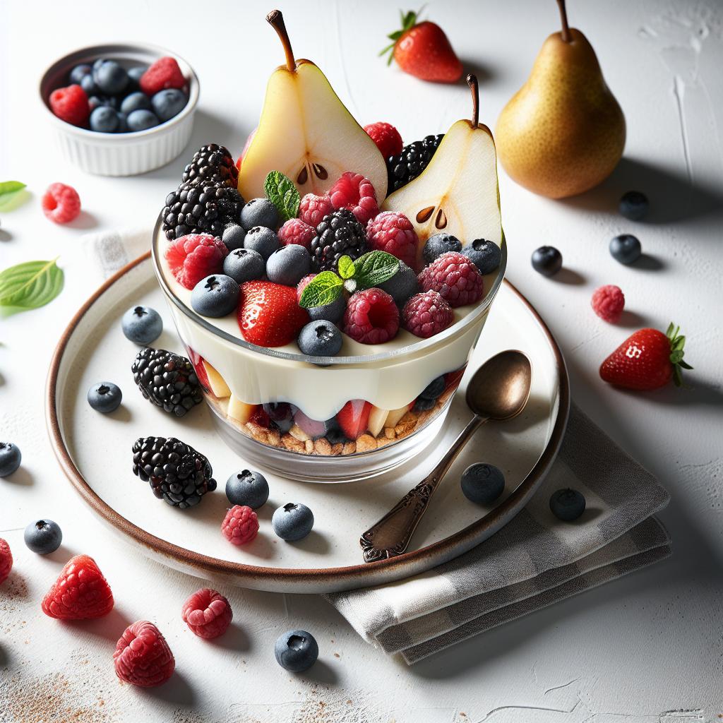 Berry Pear Parfait: A Delicious Duo of Fresh Flavors