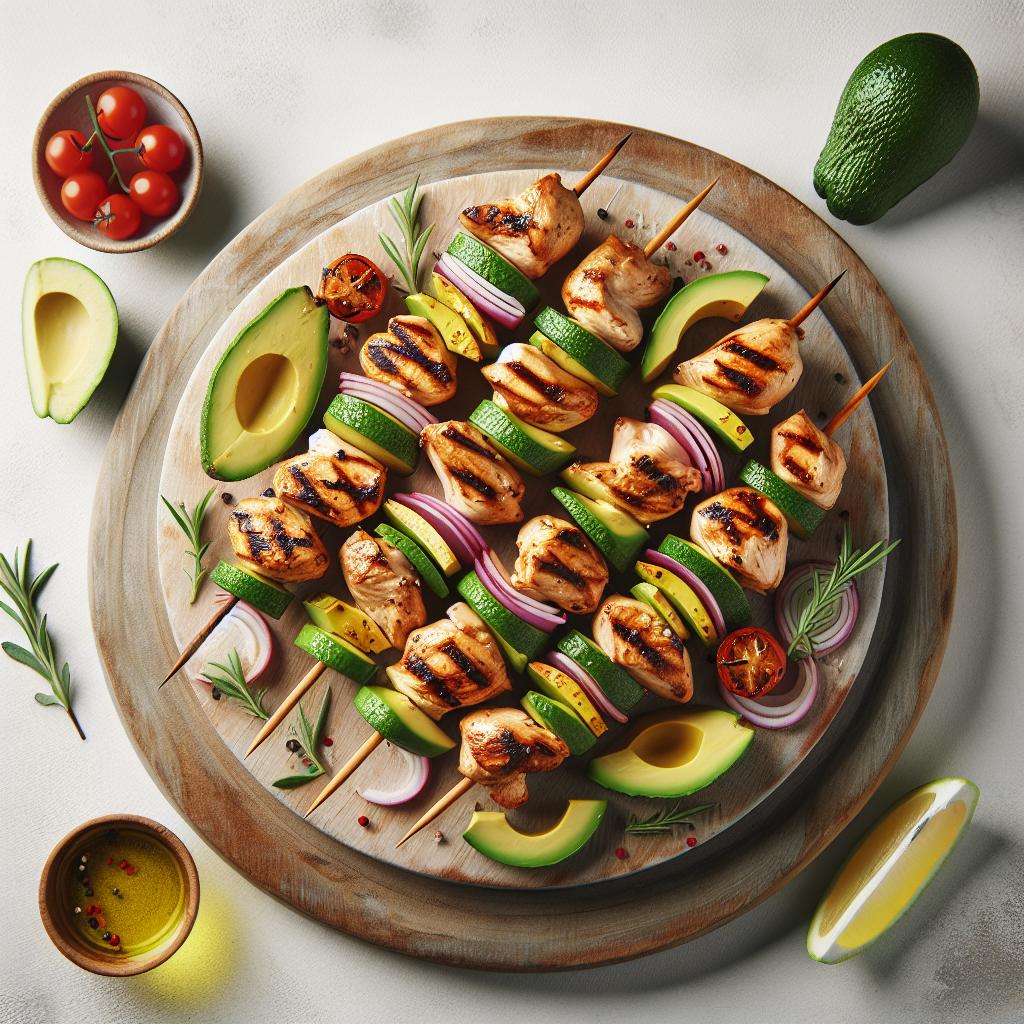Grilled Chicken Avocado Skewers: A Flavorful Twist on BBQ