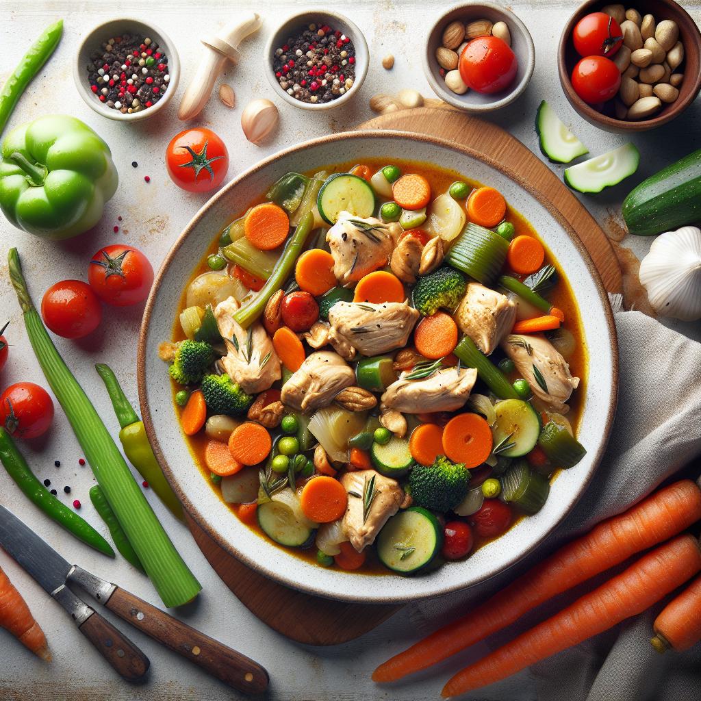 Hearty Chicken Veggie Stew: A Nutritious Comfort Classic