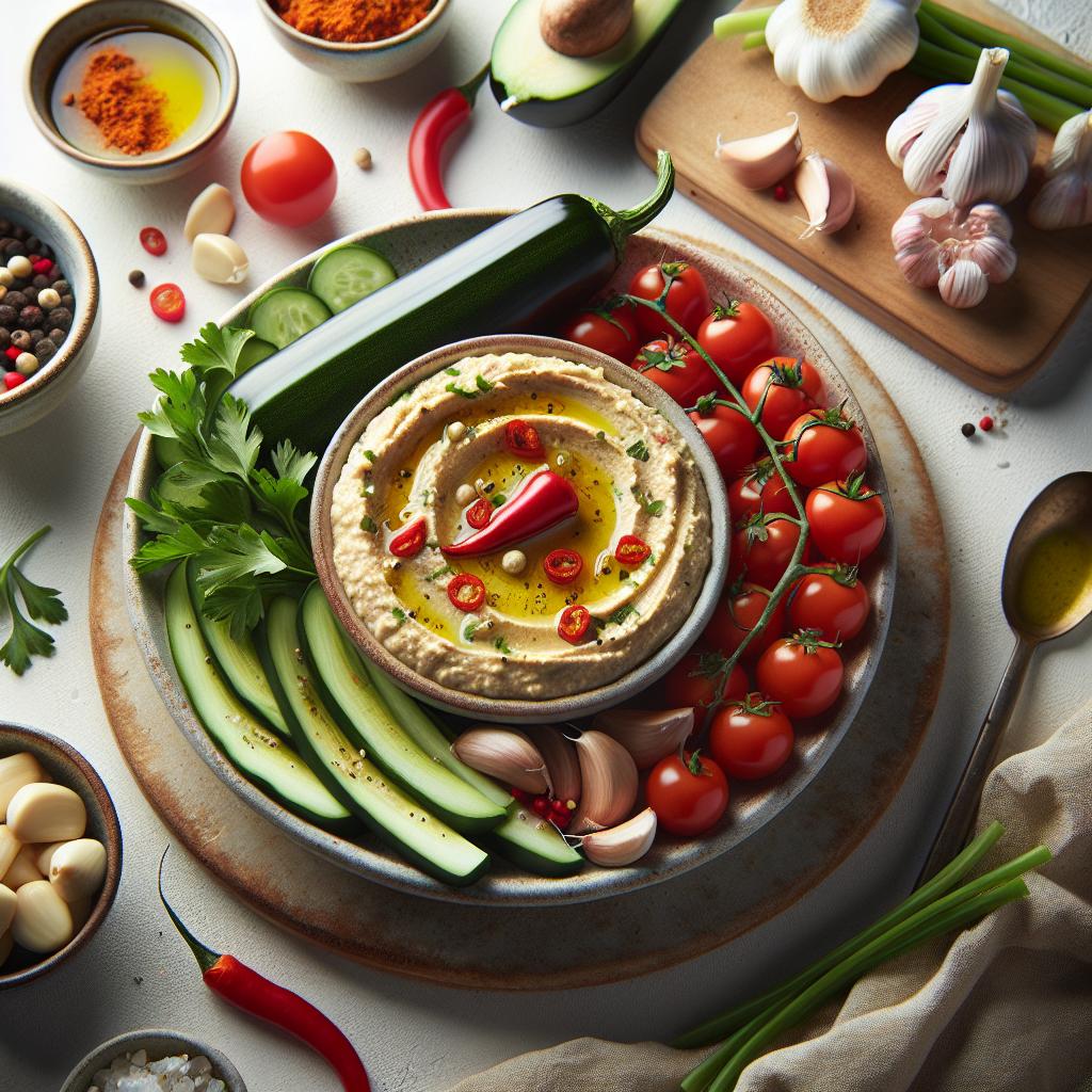 Garlic Pepper Hummus: A Zesty Twist on Classic Delight