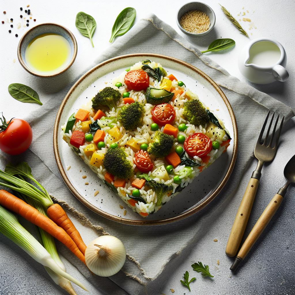 Hearty Veggie Rice Bake: A Flavorful, Nutritious Delight