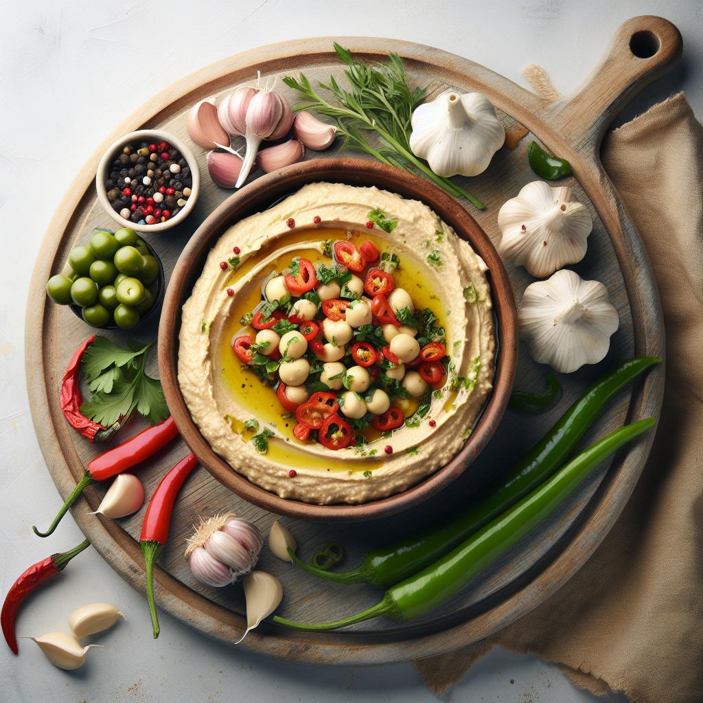 Garlic Pepper Hummus: A Zesty Twist on a Classic Dip