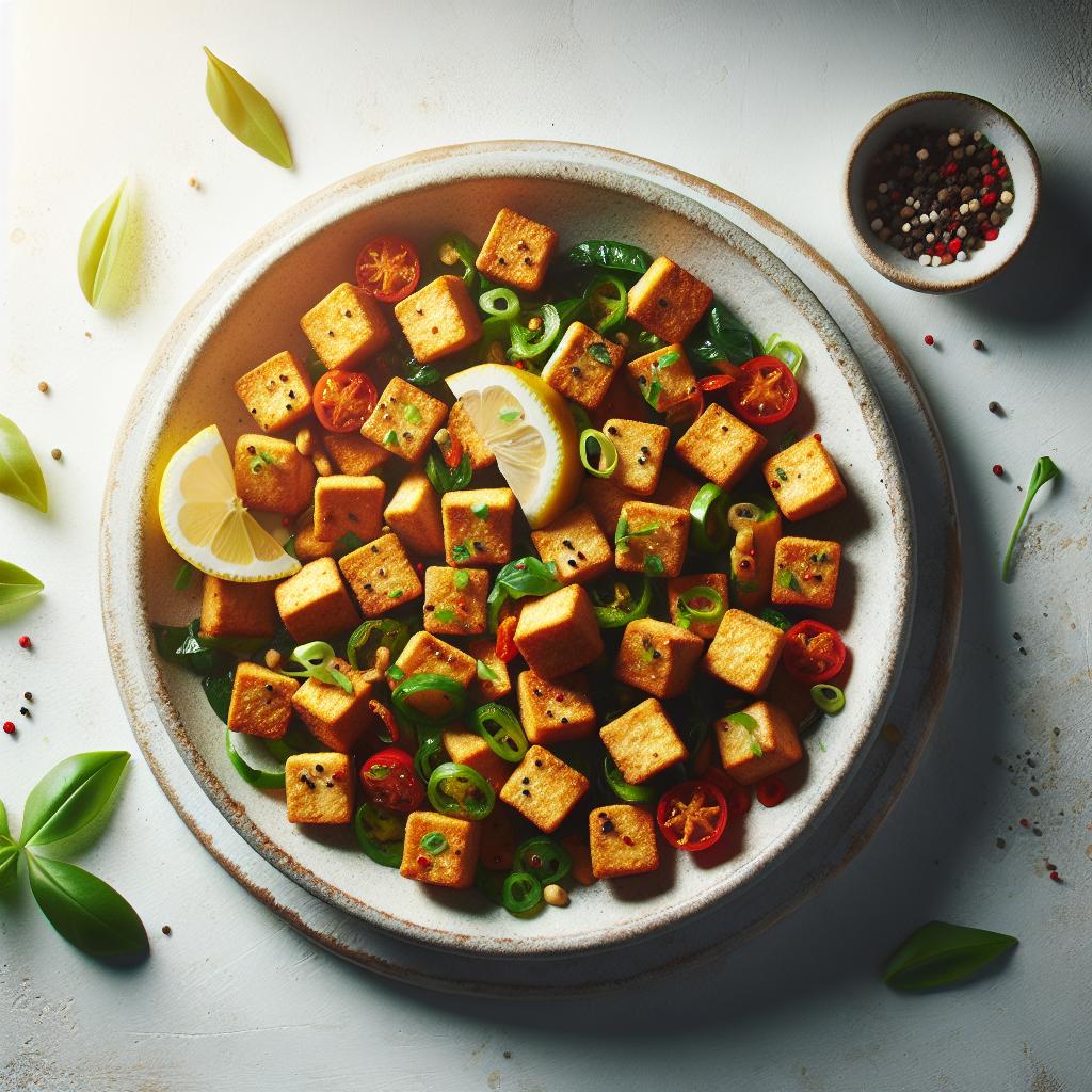 Crispy Tofu Herb Bites: A Flavorful, Healthy Snack Idea