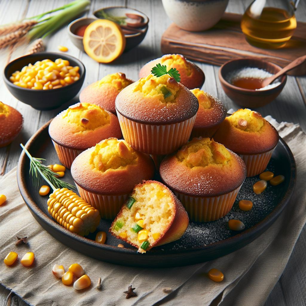 Golden Cornbread Muffins: A Crispy, Fluffy Delight Recipe