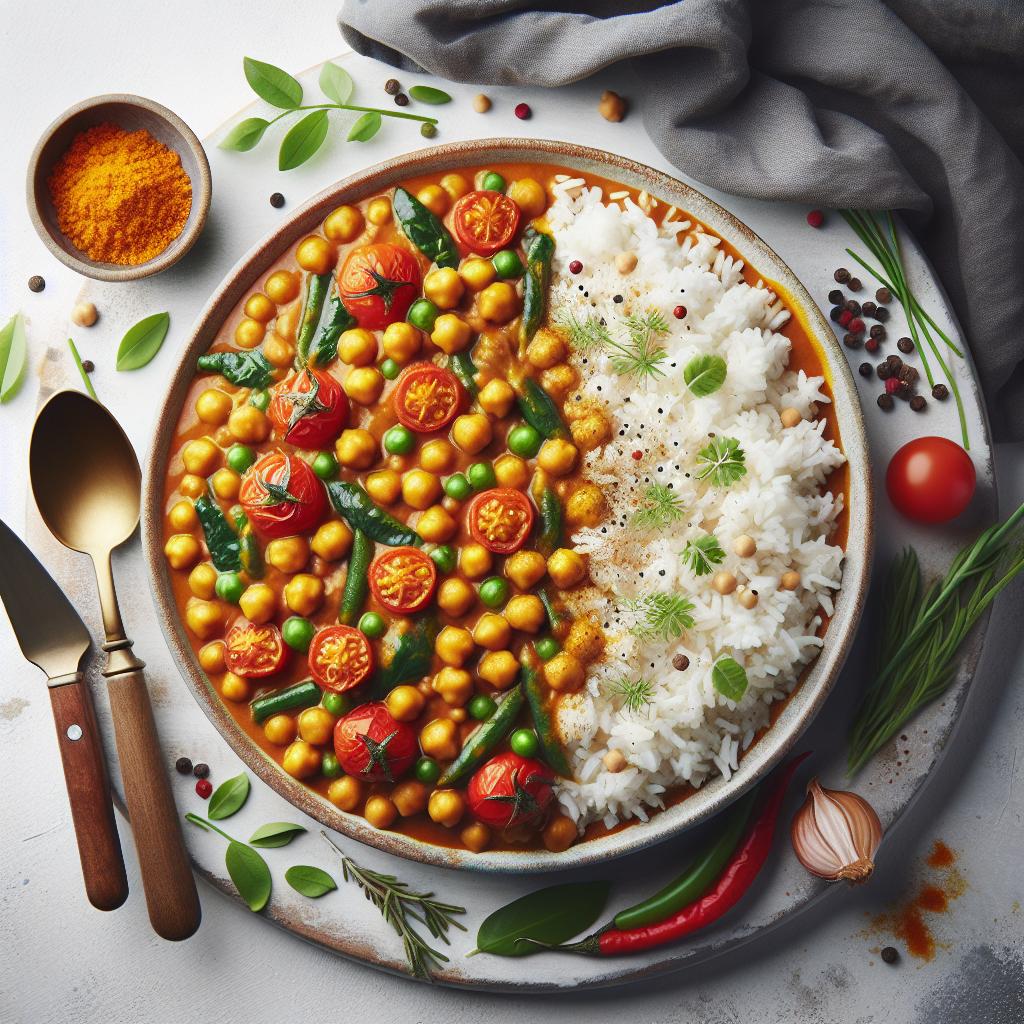 Hearty Chickpea Curry Rice: A Flavorful One-Pot Wonder