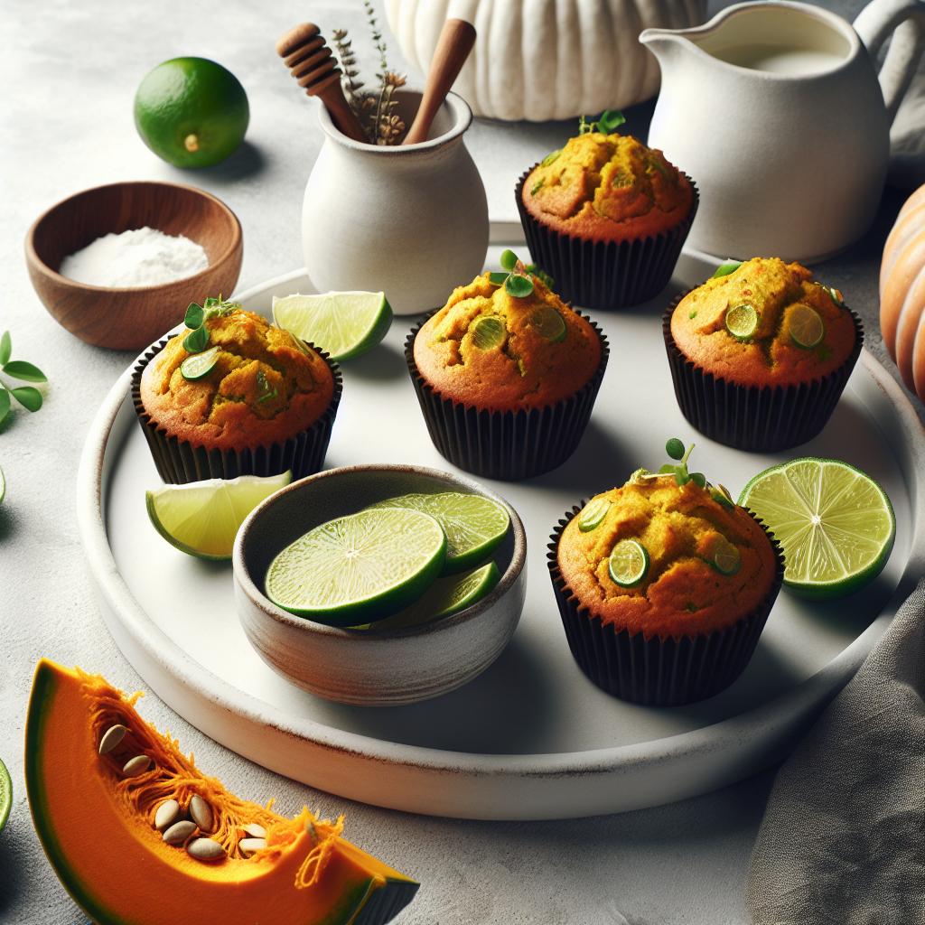 Zesty Pumpkin Lime Muffins: A Fresh Fall Flavor Fusion
